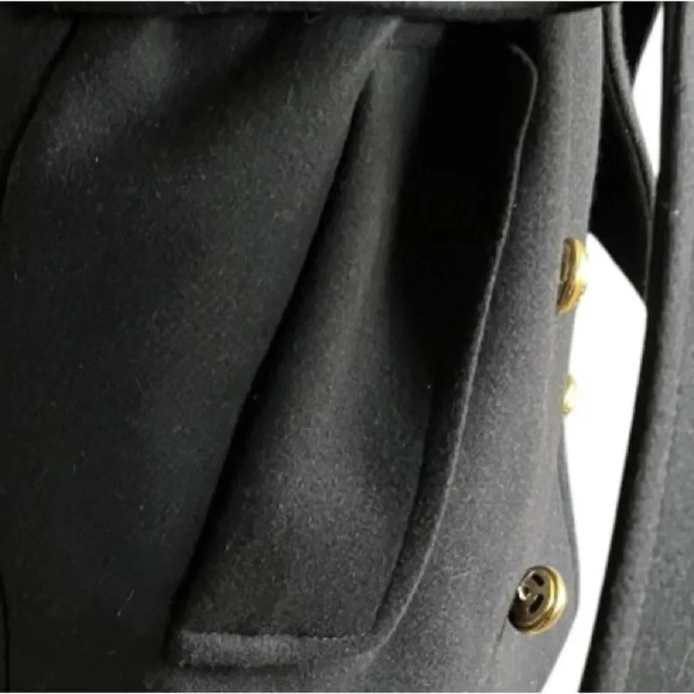 Authentic Balmain X H&M Collab wool blend Coat